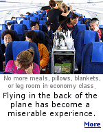 Airlines feel they dont have to cater to economy passengers, most of whom buy tickets on price alone.